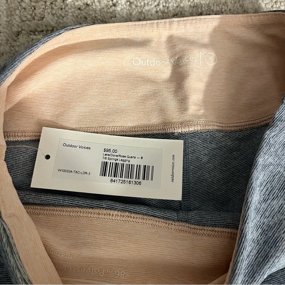Outdoor voices 7/8 spring leggings NEW - Picture 2 of 5